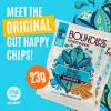 Boundless Activated Chips - Gut Health Vegan Crisps Multipack - Sea Salt & Cider Vinegar Crisps - Pea Protein Crisps - Gluten Free Snacks, Vegan Protein Snacks, Healthy Snacks Bulk Pack of 24 x 23g view 3