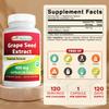 Best Naturals GrapeSeed Extract 400 mg Veggie Capsule, 120 Count (120 Count (Pack of 3)) view 2
