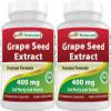 Best Naturals GrapeSeed Extract 400 mg Veggie Capsule, 120 Count (120 Count (Pack of 2)) view 1
