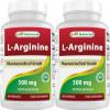 Best Naturals L-Arginine 500mg 250 Capsules (250 Count (Pack of 2)) view 1