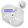 Replacement Parts for Waterflosser Oral Irrigator Dental Compatible with Waterpik Sonic Fusion Portable Water Flosser SF-02W SF-02 Reservoir Gasket Valve (SF-02 White Tank) view 3