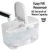 Replacement Parts for Waterflosser Oral Irrigator Dental Compatible with Waterpik Sonic Fusion Portable Water Flosser SF-02W SF-02 Reservoir Gasket Valve (SF-02 White Tank) view 4