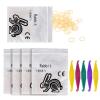 Orthodontic Elastic Rubber Bands and Placers, 500 Pcs Dental Rubber Traction Bands, 5 Pcs Elastic Placer for Braces (3/16",Rabbit) view 1
