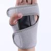 SHINROAD Left and right palm rest sports wristbands Hand Brace no Slip Reliable Wrist Hand Brace Support Carpal Tunnel Grey Left Hand view 3