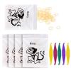 Orthodontic Elastic Rubber Bands and Placers, 500 Pcs Dental Rubber Traction Bands, 5 Pcs Elastic Placer for Braces (3/8",Monkey) view 1