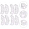 4 Pairs Non-Slip Stickers Anti Slip Heel Pads Heel Shoe Grips Liner Anti- Wear Heel Stickers High Heel Grip Pads High Heel Cushion Pads Flannel Wear-Resistant Stickers Work Running view 2