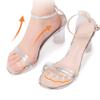 4 Pairs Non-Slip Stickers Anti Slip Heel Pads Heel Shoe Grips Liner Anti- Wear Heel Stickers High Heel Grip Pads High Heel Cushion Pads Flannel Wear-Resistant Stickers Work Running view 4