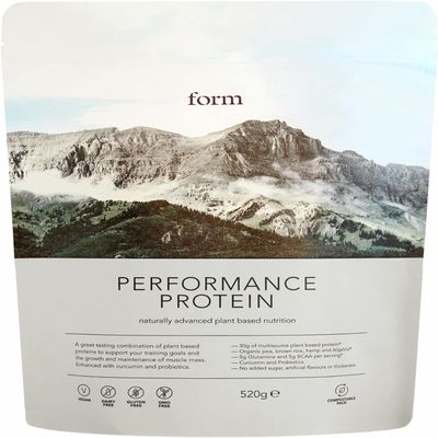 Form Performance Protein - Vegan Protein Powder - 30g Plant Based Protein per Serving, with BCAAs and Digestive Enzymes. Perfect Post Workout. Tastes Great with Just Water! - Chocolate Hazelnut
