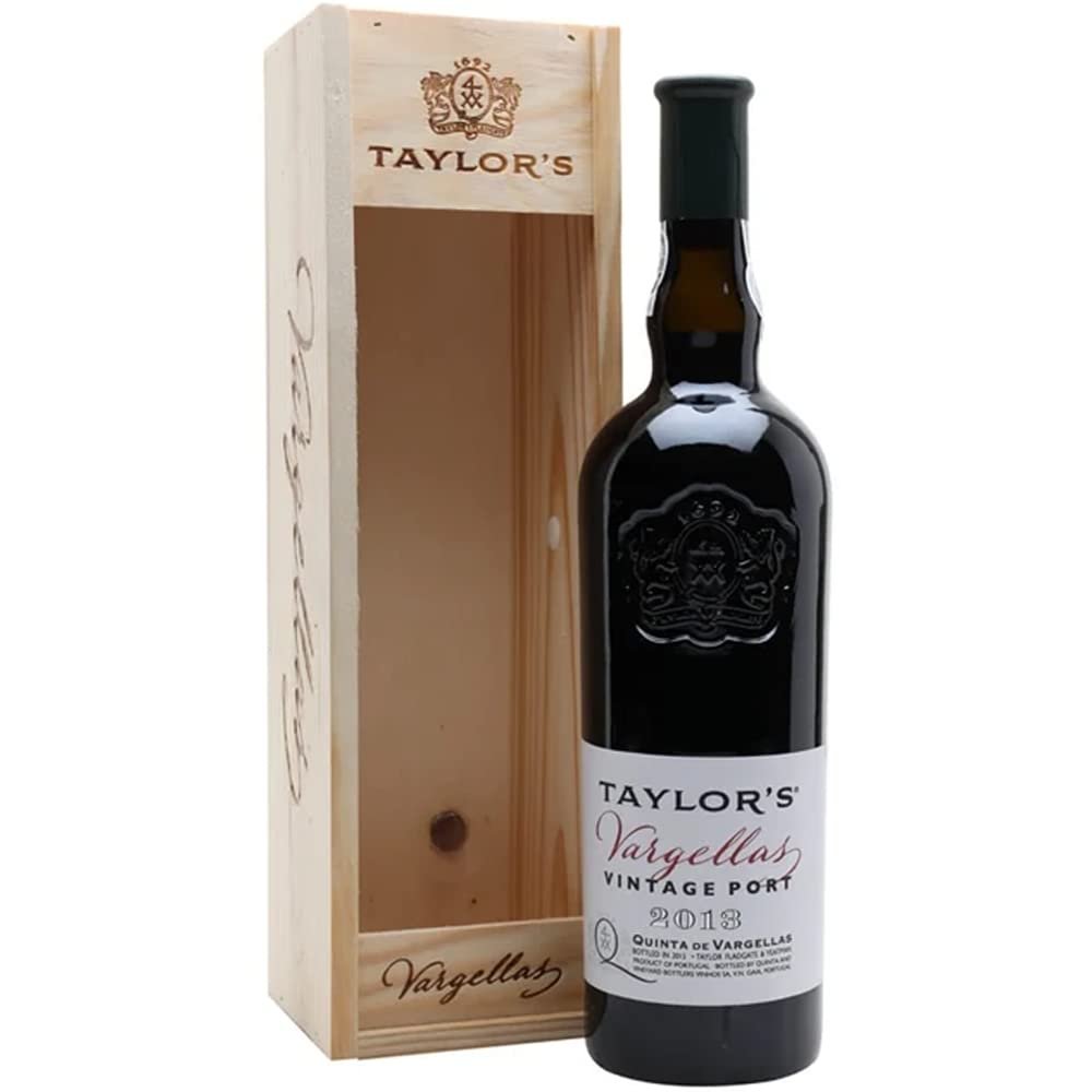 Taylors Quinta de Vargellas Vintage Port 2013 in Wooden Gift Box 75cl 20% ABV, 750