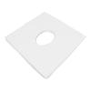 100PCS Disposable Face Cradle Covers for Massage Table, Hygienic Paper Headrest Covers 15.4 x 15.4 inch White view 1