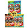 CHEESIES | Crunchy Snacking Cheese Keto Snack | Variety Pack | 100% Cheese | Sugar Free, Gluten Free, No Carb | High Protein and Vegetarian | Crunchy, Baked and Tasty | Multipack (20 g (Pack of 6)) view 1