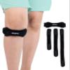 KARM Kids Knee Support Strap - Childs Knee Support Brace for Girls & Boys - Junior Teenager Patella Knee Strap Band (1pc, Black) view 1