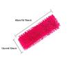 8PCS Microfiber Cleaning Mop Pads,Flat Floor Dust Mop Heads Replacement, Double Sided Refill Heads for Flat Dust Mop Replacement for School Restaurant Kitchen view 2