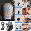 MOTLATA 6D Electric Shaver for Bald Men 7 in 1 Professional Mens Razors Rotary Head Shavers Waterproof Bald Shaver Rechargeable Shavers Wet & Dry Bald Shaving Grooming Cordless Balding Razor for Men view 4
