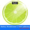 Bathroom Lemon Electronics Smart Digital Scales Range 0.2-180KG High Precision USB Charging Tempered Glass Surface (Lemon Battery Operated) view 2