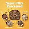 Dillon Organic Original Flax Keto Bread | Gluten-Free, Vegan, Low Sugar, High Fibre, Diabetic-Friendly, UPF Free - Unsliced, 250g (Pack of 6) view 2