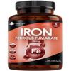 Gentle Iron Tablets 28mg High Strength Ferrous Fumarate Iron - Vegan Iron Supplements for Men and Womens Health - Reduction in Tiredness and Fatigue, Supports Immune, Health and Energy view 1