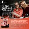 Gentle Iron Tablets 28mg High Strength Ferrous Fumarate Iron - Vegan Iron Supplements for Men and Womens Health - Reduction in Tiredness and Fatigue, Supports Immune, Health and Energy view 3