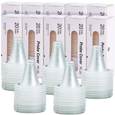 Ear Thermometer Covers Lens Filters Refill Caps for Ear Thermometer, BPA Free and Disposable Ear Thermometer Covers Caps (500)