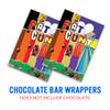 2 x Fat Cunt Funny Chocolate Novelty Wrappers Insults Joke Valentines Fathers Mothers Day Birthday Secret Santa Gift Present Rude (Chocolate Bar Not Included) view 2