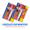 2-Pack "Sugartits" Funny Chocolate Bar Wrappers  Novelty Rude Joke Gift for Her  Hilarious Secret Santa Gag Present  Cheeky Birthday, Hen Do or Christmas Stocking Filler (Wrappers Only) view 2