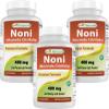 Best Naturals Noni 400 mg 240 Capsules (240 Count (Pack of 3)) view 1