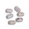 1PCS Contact Lens Case Box Holder Container Cute Moon Star Sun Patter Small Colored Contact Lenses Case Travel Kit Box Gift-Random Color view 1