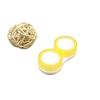 2pcs Set Eyes Care Container Cute Lens Case Travel Glasses Lenses Fashion Classic Box Kit Holder Marble Contact Lens Case-F 1PC Yellow,Russian Federation view 1