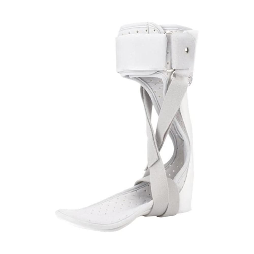 DYHQQ Ankle Foot Orthosis Support AFO Leaf Spring Splint, Padded Drop Foot Brace & Ankle Foot Support for Foot Drop, Stroke, Achilles Tendon Injury,Right,S