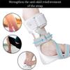 DYHQQ Ankle Foot Orthosis Support AFO Leaf Spring Splint, Padded Drop Foot Brace & Ankle Foot Support for Foot Drop, Stroke, Achilles Tendon Injury,Right,S view 2