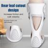 DYHQQ Ankle Foot Orthosis Support AFO Leaf Spring Splint, Padded Drop Foot Brace & Ankle Foot Support for Foot Drop, Stroke, Achilles Tendon Injury,Right,S view 3