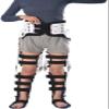 TSUSF Orthopedic Hinged ROM Knee Waist Support Brace For Adults, Waist Knee Ankle Foot Joint Fixation Brace, Legs Can Be Bent, Include Left And Right Feet (Color : With ankle) view 1