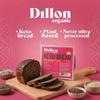 Dillon Organic Beetroot Flax Keto Bread | Gluten-Free, High Fibre, Vegan, Low Sugar, Diabetic-Friendly, High Omega-3, UPF Free - Unsliced, 250g (Pack of 6) view 3