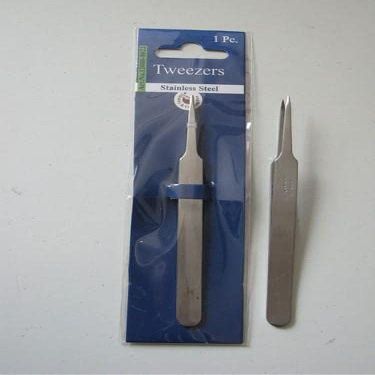 Hobby & Crafting Fun Tweezers - Fine Tip Straight #8022