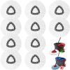 10 Pack Spin Mop Replacement Heads, 100% Microfiber Spin Mop Refill for Easy Wring Compatible with Triangle Spin Mop, 360 Degree Spinning Mop Replace Head for Floor Cleaning view 1