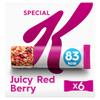Special K Red Berry Cereal Bar, 6 x 21.5g view 2