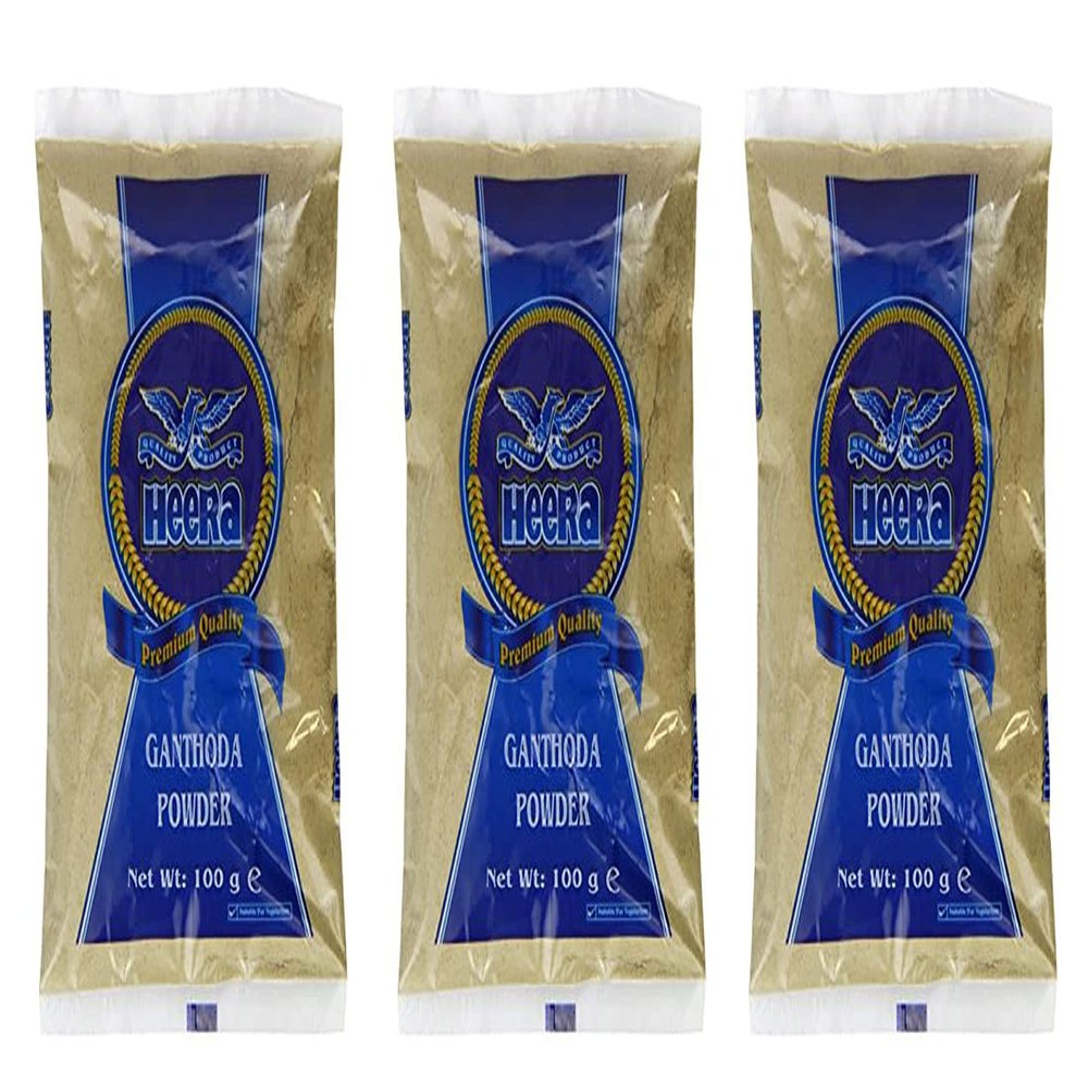 Heera Ganthoda Powder (Long Pepper Root Powder) 100g (Pack of 3)  Adds Taste And Flavour To Meals - A Must-Have Indian Spice Powder In Kitchen - Well-Known For Health-Promoting Properties