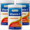 Best Naturals 100% Pure Vitamin C Powder 1 lb (454 grams) Powder (Also Called Ascorbic Acid) (1 LB (Pack of 3)) view 1
