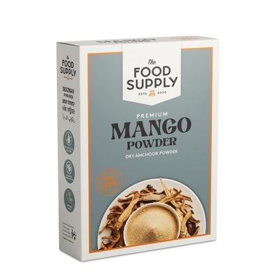 Amchoor Powder 100g, Dry Mango Powder, Premium Artisan Spice Mixes, Spice Blend, All Natural & No Artificial Colours, Rich Aroma and Flavour, Gluten Friendly, Vegan