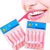 25Pcs Dental Floss Picks High Toughness Toothpicks Sticks Portable Interdental Brush view 4