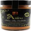 AMLOU with roasted peanuts 400 g pot - 100% natural spread, with argan oil and orange honey. + wooden Amlou spoon. view 1