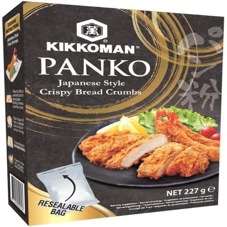 Kikkoman Panko Japanese style crispy breadcrumbs, 227g, (Pack of 12)