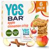 The YES Bar Apple Cinnamon Crisp  Plant Based Protein, Decadent Snack Bar  Vegan, Paleo, Gluten Free, Dairy Free, Low Sugar, Healthy Snack, Breakfast, Low Carb, Keto Friendly (Pack of 6) view 1
