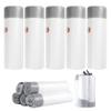 5 Rolls 20L Bin Bags Bin Liners Drawstring Rubbish Bags, Small Bin Bags Degradable Trash Bags Unscented Indoor Garbage Bags for Bedroom Kitchen Office 50x55cm, 20L view 1
