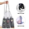 5 Rolls 20L Bin Bags Bin Liners Drawstring Rubbish Bags, Small Bin Bags Degradable Trash Bags Unscented Indoor Garbage Bags for Bedroom Kitchen Office 50x55cm, 20L view 3