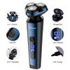 Hatteker Mens Electric Shavers Razor Beard Trimmer Rotary Facial Head Shaver for Men Sideburn Trimmer Wet Dry IPX7 Waterproof Rechargeable Cordless 3 in 1 view 4