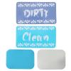 1pc Clean Dirty Indicator Magnetic Indicator Sign Reversible Clean Sign Label Sticker Magnetic Signs Washing Machine Cleaning Sign Personality Logo Stickers Rubber Magnetic view 1