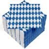 Heku 30243-B: 100 Napkins, 3-ply, Bavarian Blue, 33 x 33 cm view 1