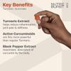 Nutriburst Turmeric Curcumin with Black Pepper Extract - Powerful Antioxidants & Anti-inflammatory, Supports Joint & Muscle Health - Vegan, Sugar Free - 60 Ginger Gummies - 1 Month Supply view 2