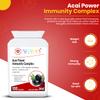 Acai Power Immunity Complex 100 Capsules. Potent, Gentle Third Eye Opener. Kosher, Vegan, Spiritual Energy Boost for Total Immunity. Herbal Cleanse & Natural Detox view 2